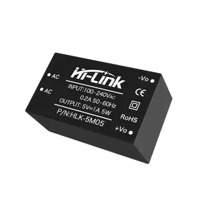 HLK-5M03 5M05 5M09 5M12 5M24 Hi-Link 110V 220V à 3.3V 5V 9V 12V 24V Hilink CE standard ac dc module de convertisseur de puissance HLK-5M05