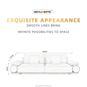 Sang Trọng Ý Nrubuck Da Mở rộng Làm Mát Phòng Khách <span class=keywords><strong>Sofa</strong></span> Handmade Thiết Kế Hiện Đại 3-4 Chỗ Ngồi <span class=keywords><strong>Sofa</strong></span> Bộ - Product Image 4