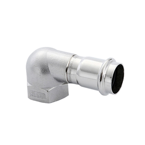 Venta al por mayor de accesorios de acero inoxidable 304/316L 90 grados interno/hembra técnica de fundición de codo roscado 50mm 10mm 12mm 30mm cabeza - Product Image 4