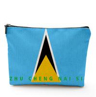 Trousse de maquillage mignonne pour femme avec drapeau de Niue, sac de voyage pour cosmétiques, trousse de rangement pour articles de toilette et maquillage