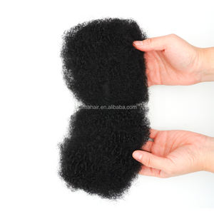 KAMA-Mèche Afro Crépue, <span class=keywords><strong>Cheveux</strong></span> Humains Bouclés, Crépus, en Vrac, pour Extensions de Crochet, Tresses - Product Image 3