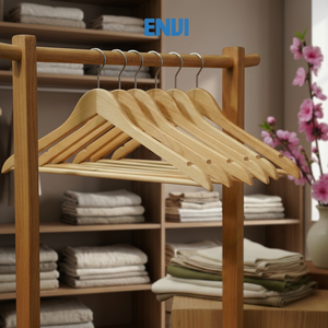 Perchero de Madera Minimalista con Ganchos, Tipo Vertical, de un Solo Nivel, Soporte de Almacenamiento Duradero para Uso en Armarios - Product Image 3