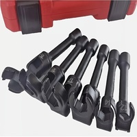 Jeu de clés universelles pour conduites de carburant en acier au chrome-vanadium, clés à fourche, étui rigide, OEM pour réparation et entretien hydraulique des freins