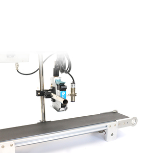 Impresora de inyección de tinta industrial en línea, codificadora automática de fecha para bolsas, impresora de sobremesa con cinta transportadora para materiales flexibles y otros. - Product Image 6