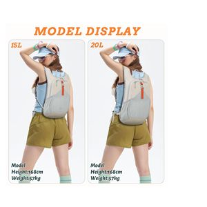<span class=keywords><strong>Sac</strong></span> à dos pliable léger et imperméable pour l'extérieur, respirant, décontracté, pour hommes et femmes, <span class=keywords><strong>sac</strong></span> <span class=keywords><strong>de</strong></span> <span class=keywords><strong>randonnée</strong></span> sportif, harnais à coussin d'air, 20L - Product Image 5