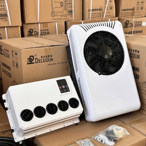 Vente en gros 12v 24v Dc Parking voiture climatisation camion 12v voiture pelle RV <span class=keywords><strong>camping</strong></span> véhicule climatisation électrique - Product Image 3