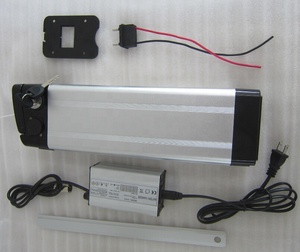 Batterie de vélo électrique SUN EASE Sliver Fish Type 37v 10ah <span class=keywords><strong>Xh370</strong></span> <span class=keywords><strong>10j</strong></span> avec boîtier et chargeur 2A Connecteur XRL - Product Image 2