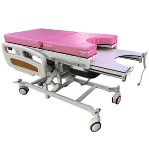 Lit d'accouchement gynécologique électrique multifonction rose ou bleu IN-GED02 - Product Image 4