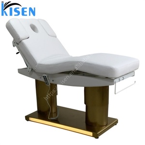 Table de massage électrique moderne KISEN – Lit de spa confortable pour traitements en salon, chaise de beauté pour soins du visage dans les hôtels et ateliers - Product Image 1