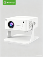 Projecteur intelligent Android 11 HT29 2K, 1 Go + 8 Go, LCD, 120 lumens, jusqu'à 10 m, support réglable, mini portable pour conférence