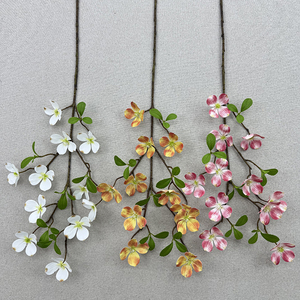 Fiori Artificiali 3D Grandi Bianchi e <span class=keywords><strong>Rosa</strong></span> per Matrimoni, Eventi e Decorazioni Domestiche, Ornamento Floreale a Stelo Singolo di Orchidea - Product Image 3