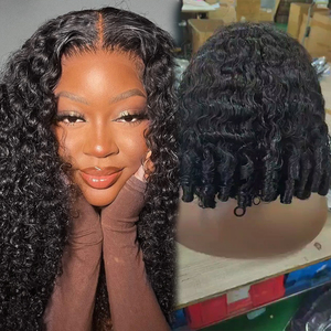 Phong Cách Mới Trinh Nữ FUMI Pixie Xoăn <span class=keywords><strong>Weave</strong></span> Tóc Bó Đôi Rút Ra Chất Lượng Cao Dài Chiều Dài Bouncy Lọn Tóc Giả Pissy Tóc Giả Từ Việt Nam - Product Image 6