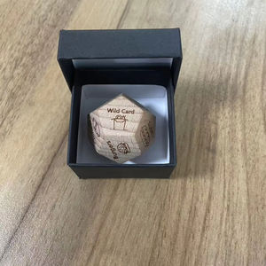 Dados de Madera con Rayas Divertidos y Portátiles para Parejas, Juego de Decisión de Comida, Regalo para Navidad, Cumpleaños, San Valentín - Product Image 4