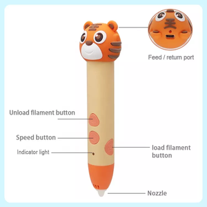 Cute Tiger Tiger Shengwei <span class=keywords><strong>3D</strong></span> Graffiti Pen il miglior regalo giocattolo per bambini sicurezza a bassa temperatura PCL filamento 1.7mm <span class=keywords><strong>penna</strong></span> di stampa <span class=keywords><strong>3D</strong></span> - Product Image 3