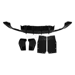 Haosheng pièces automobiles d'usine diffuseur de pare-chocs arrière en plastique aspect fibre de carbone lèvre arrière pour <span class=keywords><strong>Chevrolet</strong></span> Camaro 2015-2023 - Product Image 3