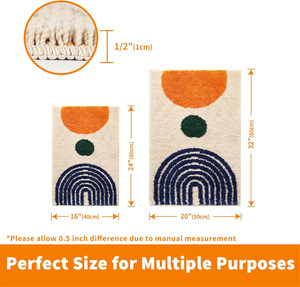 <span class=keywords><strong>Tapis</strong></span> <span class=keywords><strong>de</strong></span> salle <span class=keywords><strong>de</strong></span> bain modernes lavables et épais en peluche, <span class=keywords><strong>tapis</strong></span> <span class=keywords><strong>de</strong></span> bain et <span class=keywords><strong>de</strong></span> <span class=keywords><strong>douche</strong></span> absorbants Boho antidérapants <span class=keywords><strong>pour</strong></span> personnes âgées - Product Image 2