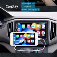 Radio de Coche 2Din 7010B con Pantalla HD de 7 Pulgadas, Autoradio Estéreo, Carplay Opcional, Cámara Trasera, Electrónica para Auto, Reproductor MP5 con Bluetooth y FM