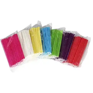 Lollipop Paper Stick 3.5 X 150 Mm Factory Direct Sales Food Grade Eco Friendly White Candy Diy Paper Lollipop Sticks