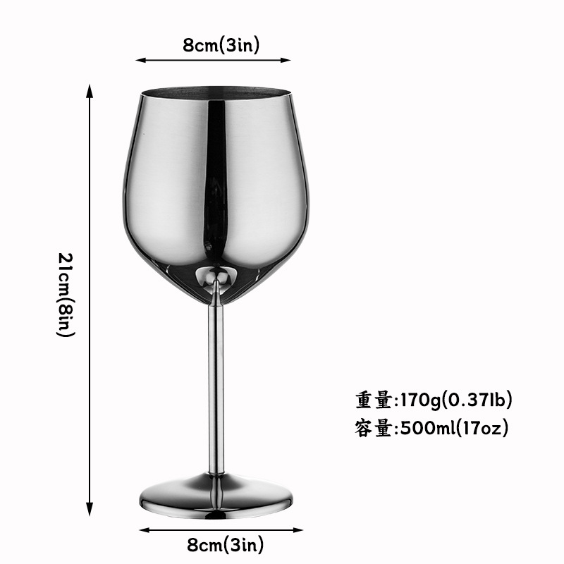 Verre à vin rouge pied haut 550ml lumière vive