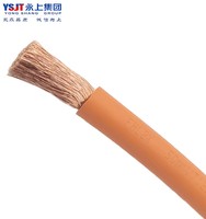 Cable de Cobre Flexible de Bajo Voltaje de 20A con Aislamiento de Goma de 25mm para Máquina de Soldar en Construcción, Venta Caliente