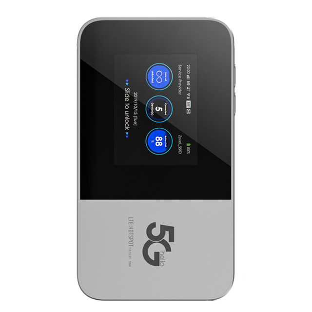 Unlocked 5G Pocket Wifi Hotspot with OEM ESIM 5G MIFIS WEP Encryption QoS Function 1000mbps Max LAN Data Rate for Plenty M353