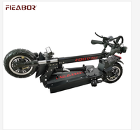 Q08 Plus Scooter électrique pliable à double moteur, best-seller, Fieabor ou OEM, entrepôt européen, 2400w 60v