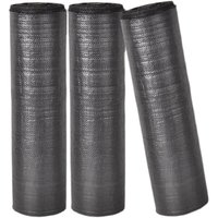 Toile de paillage noire robuste en PP/PE tissé, écologique, respirante et absorbante pour vergers et arbres fruitiers