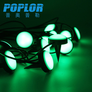ไฟประดับสวน Poplor แบบ LED Icrgb ปรับความสว่างได้ ควบคุมผ่านแอพ 10 เมตร 15 ดวง กันน้ำ สำหรับตกแต่งภายนอก - Product Image 3