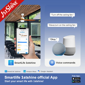 <span class=keywords><strong>Ventilateur</strong></span> de plafond décoratif extérieur étanche 1stshine de 52 pouces à 3 pales en plastique avec lumière pour toit - Product Image 6