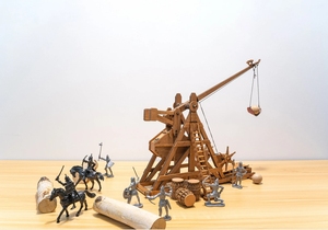 Cổ Điển 3d Câu Đố Bằng Gỗ Thời Trung Cổ Trebuchet Bằng Gỗ Handmade Lắp Ráp Ghép Hình Mảnh Ghép Đồ Chơi Kỹ Thuật Khoa Học - Product Image 6