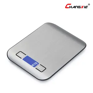 Kitchen Scales Digital Smart Bascula Cocina Multifunctional Food Scale 5kg Stainless Steel Digital Weighing Kitchen Scale