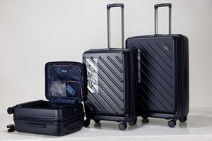 Maleta de viaje termoformada personalizada de calidad superior con bolsillo frontal, ruedas de aluminio y candado TSA - Product Image 4