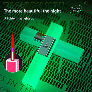 DEBANG Cheapest Windproof <strong>Lighter</strong> Custom logo Great Sale Luminous Gradient Color <strong>Bulk</strong> 25 Pcs Per Box Cigarette <strong>Lighter</strong> - Product Image 4