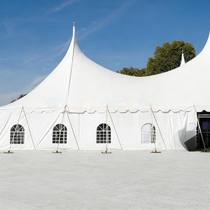 Carpa de lujo moderna de alta calidad para eventos, carpa de aleación de aluminio para exteriores, blanca, en forma de A, para fiestas, bodas y eventos. - Product Image 6