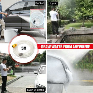 Laveuse de voiture 24/12V 30 BAR, pistolet à eau haute pression pour lavage de voiture, générateur de mousse pour le lavage de voiture, avec batterie 1/0, type sans fil/filaire - Product Image 3