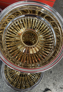 Jante 13x7 en acier chromé, design sport à déport profond inversé, forgée, 5x114.3, ajustement universel, pour voiture de luxe, couleur or, nouvelle - Product Image 6