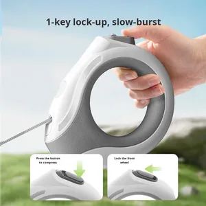 Automatische Einziehbare Hundeleine aus ABS-Material Hundekette Mittelgroß/Klein für Hundespaziergang Welpenfreundliches Haustierzubehör - Product Image 4