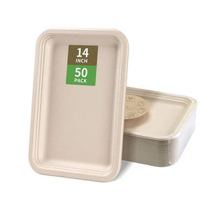 Platos desechables biodegradables ODM a prueba de aceite, vajilla Natural de caña de azúcar, bagazo de sublimación, platos de papel para salsa - Product Image 5