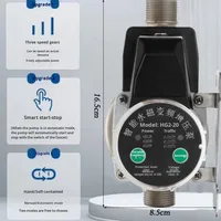 Pompa pendorong tekanan kecil sepenuhnya 24V, untuk rumah tangga, pemanas air Gas elektrik bertenaga surya 60Hz DC air bersih kuningan