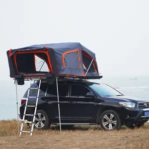 Acampamento alumínio 4 pessoa telhado tenda superior carro telhado barraca garra duro Shell Top telhado barraca