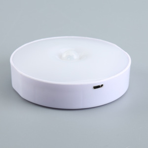 LED Smart Human Body Induction Night <b>Light</b> Plastic Lampshade USB Rechargeable Portable Wardrobe Entrance Hall Staircase <b>Light</b> - Product Image 4
