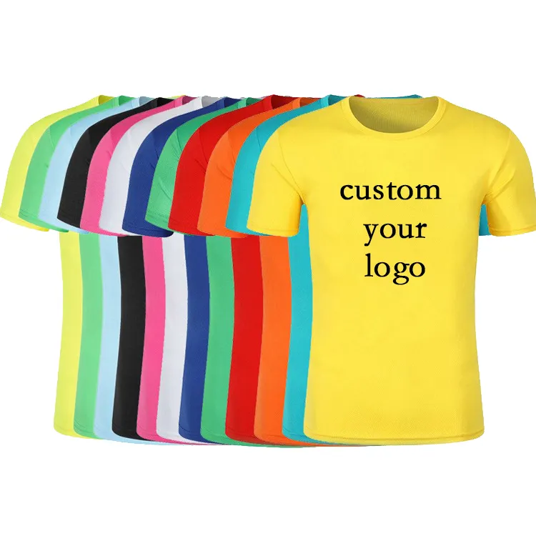 2023 Benutzer definiertes Logo 180-230 GSM T-Shirt aus 100% Baumwolle Leeres Oberteil für Rundhals ausschnitt Lässige unverzicht bare Grund kleidung Herren-T-Shirts