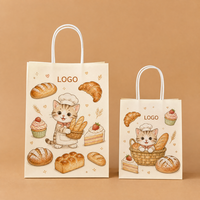 Sacs en papier kraft brun écologiques personnalisés en gros, promotion des ventes, style classique, logo imprimé