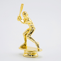 Trofeo de copa deportiva personalizado de fábrica, figuras de jugador de béisbol superior para juegos de béisbol GZ40