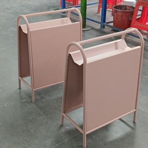 Letrero de doble cara con marco metálico en forma de A para exteriores, soporte para acera, publicidad para tiendas y negocios - Product Image 6