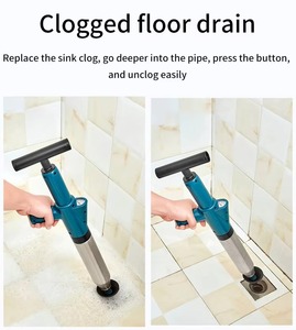 Sewer Dredge <b>Clogged</b> Toilet Plungers Drain Blaster air Drain Blaster Pump Cleaner the Drain Blaster air Powered Sink Plunger - Product Image 5