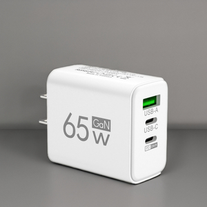 Vente en gros PD <span class=keywords><strong>65W</strong></span> charge super rapide USB + C <span class=keywords><strong>chargeur</strong></span> multi-ports pour XiaoMi Vivo <span class=keywords><strong>Oppo</strong></span> usine personnalisée 5V/1A court-circuit US UK - Product Image 3