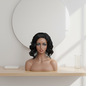 Peluca de Ondas Sueltas Premium de 11 Pulgadas y 125 g - Sintética de Primera Calidad/Frente de Encaje Resistente al Calor, Aspecto Natural y Ajuste Cómodo para Mujeres - Product Image 6