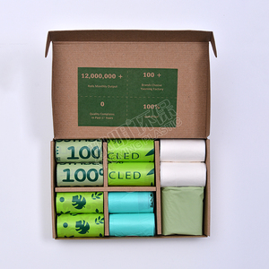Sacs à <span class=keywords><strong>d</strong></span>éjections pour chiens biodégradables et compostables à 100 % avec poignée, conception personnalisée gratuite OEM ODM - Product Image 4