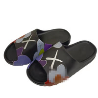 Chaussons d'été confortables en EVA pour femme, avec logo, pour intérieur, chambre, salle de bain, sandales à enfiler